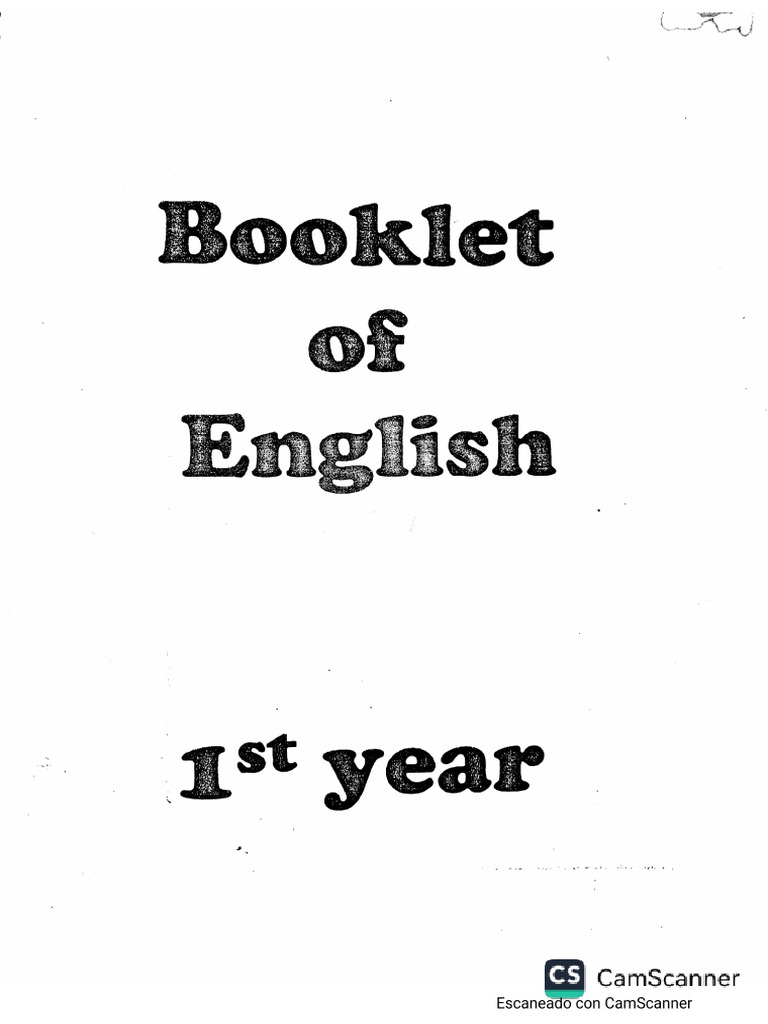 Booklet 1 Roes 39 Ingles 2024 | PDF