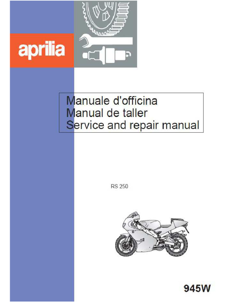 Aprilia RS250 Service Manual | PDF