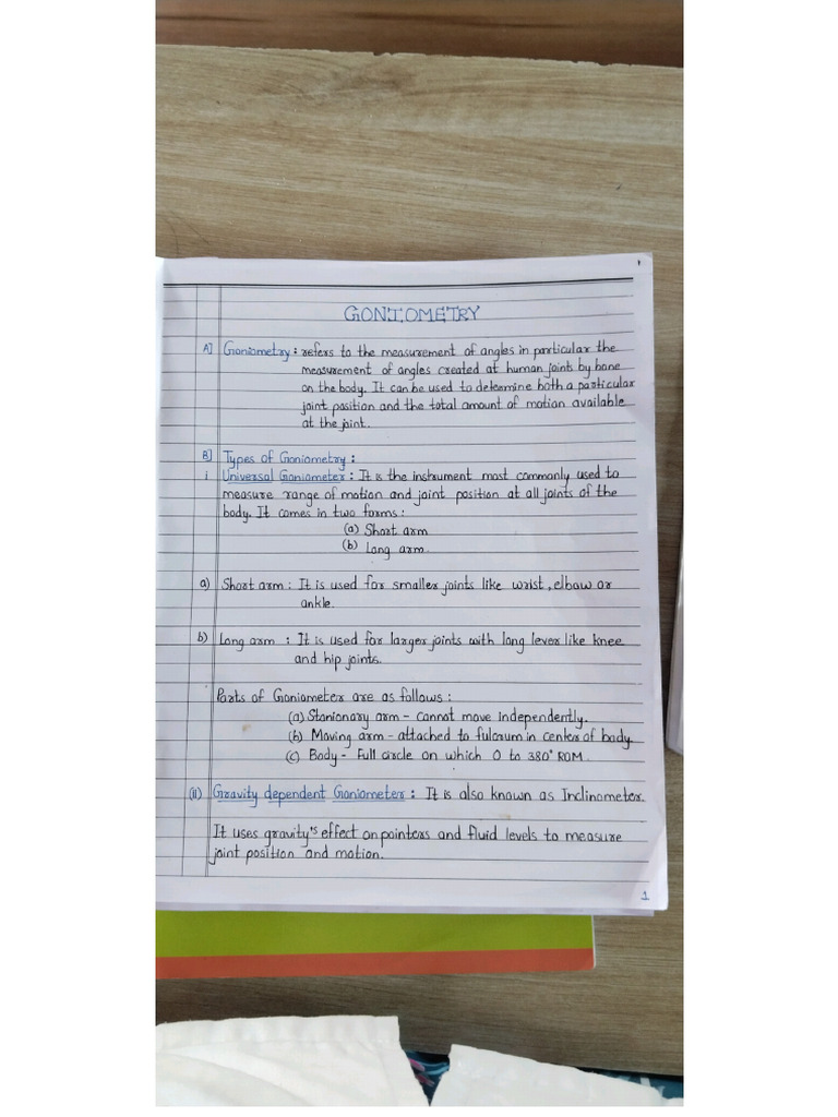 Goni Ometer | PDF