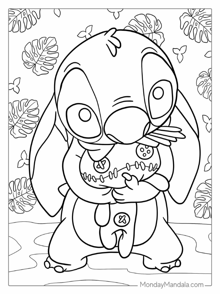 stitch-cuddling-scrump-doll-coloring-page-pdf