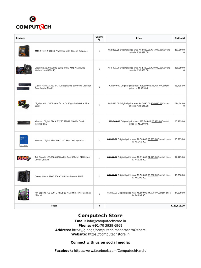 Best PC Build Under 1 Lakh | PDF | Computing | Computer Architecture