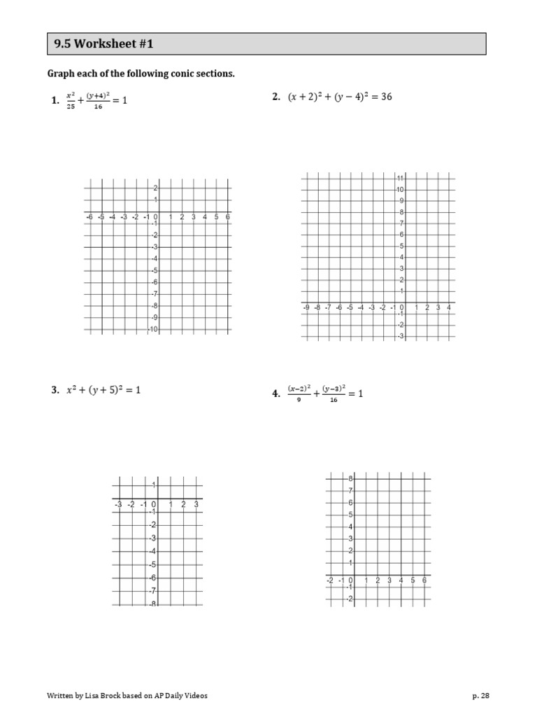 Graphing Conic Sections and Parabolas | PDF | Asymptote | Euclidean ...