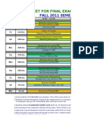 Final-Fall 2011 Date Sheet .v1