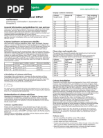 Gemini HPLC Column Care Guide | PDF | High Performance Liquid ...