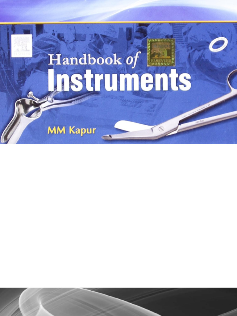 Surgical Instruments Handbook | PDF | Uterus | Surgical Suture