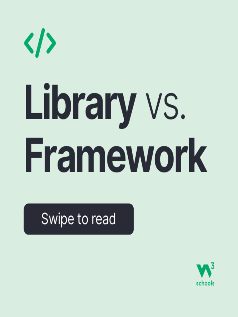 Library vs. Framework | PDF