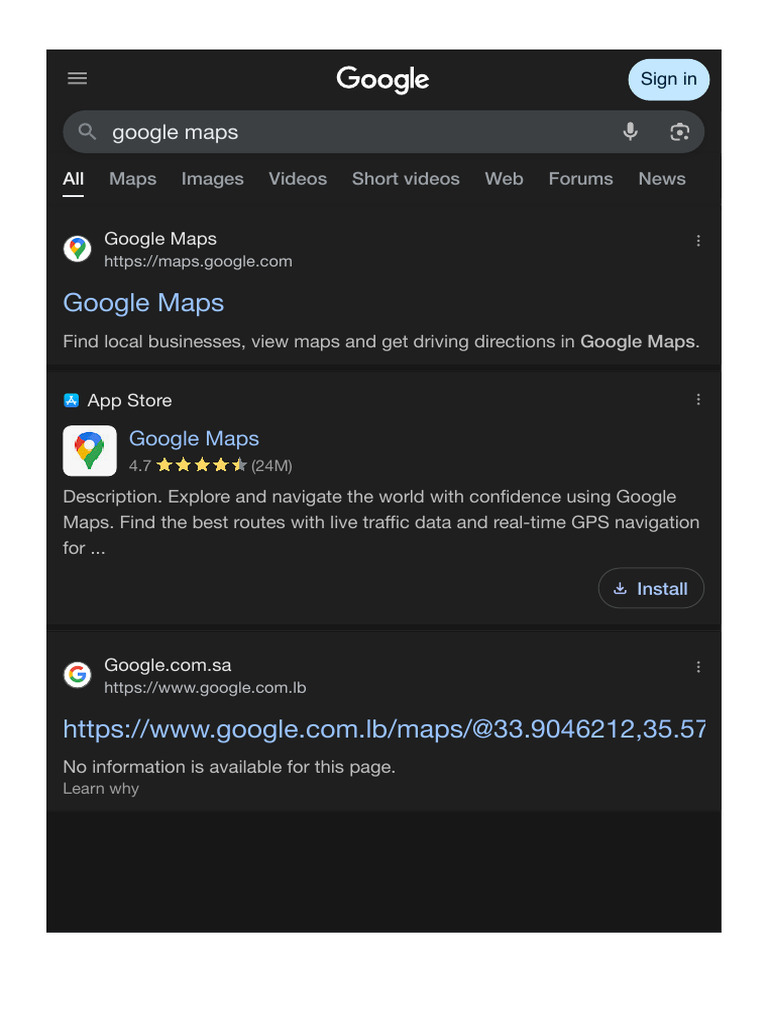 Google Maps: Navigate and Discover Local Businesses | PDF