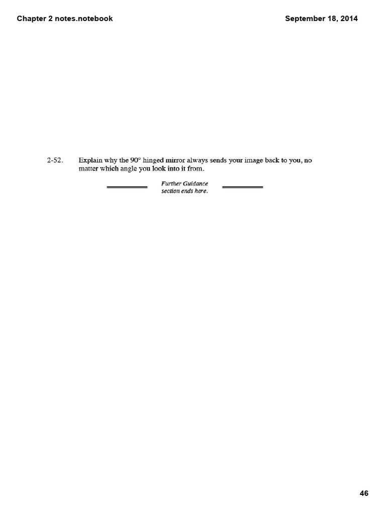 Chapter 2 Notes Summary | PDF