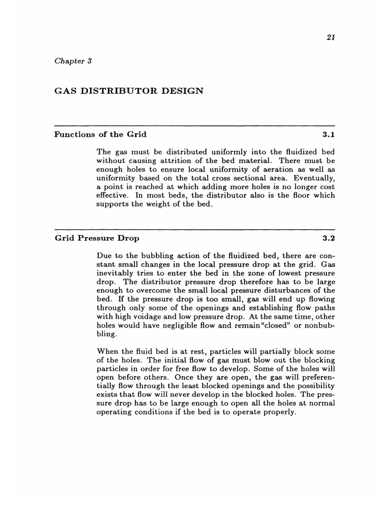 Gas Distributor Design for Fluidized Beds | PDF | Gases | Pressure