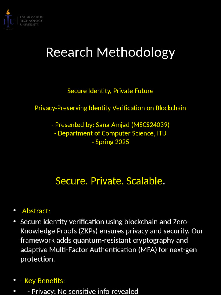 Decentralized Identity Verification Framework | PDF | Computer Security ...