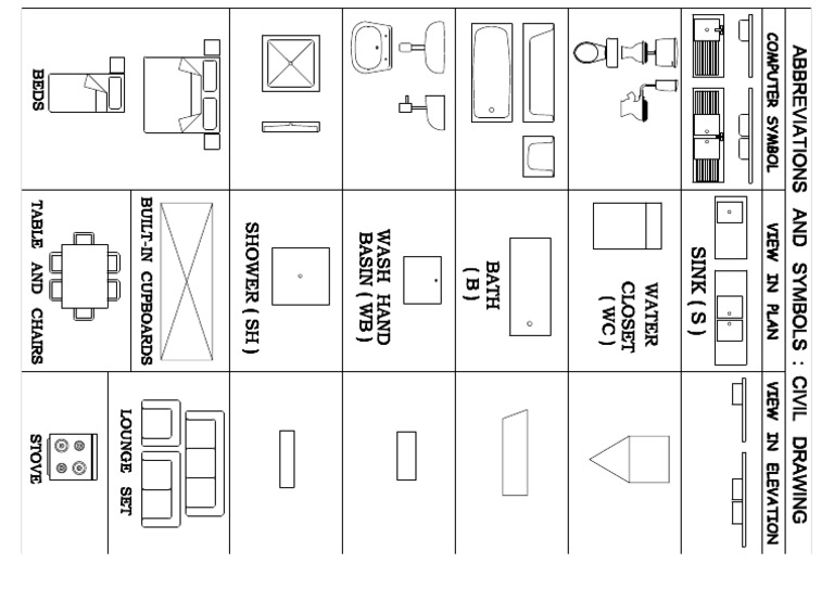 Civil Symbols-Model | PDF