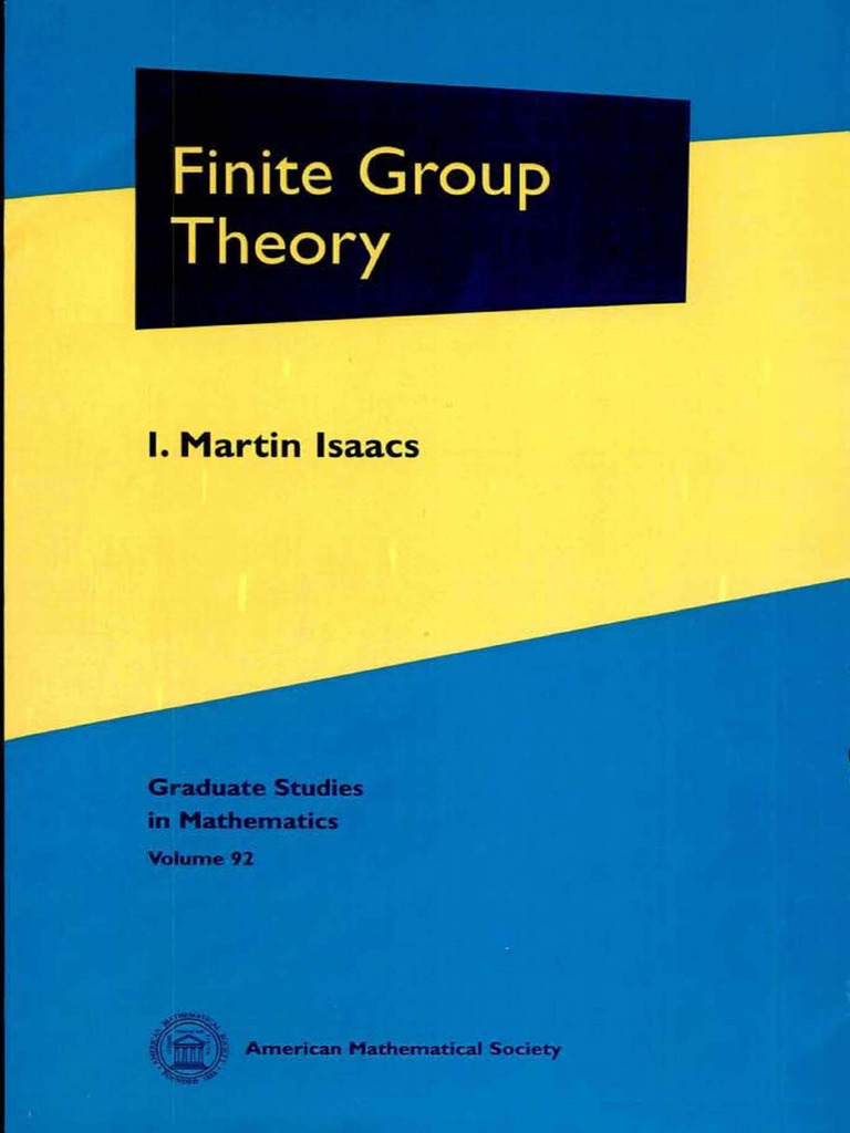 (Graduate Studies in Mathematics, Vol. 92) I. Martin Isaacs - Finite ...