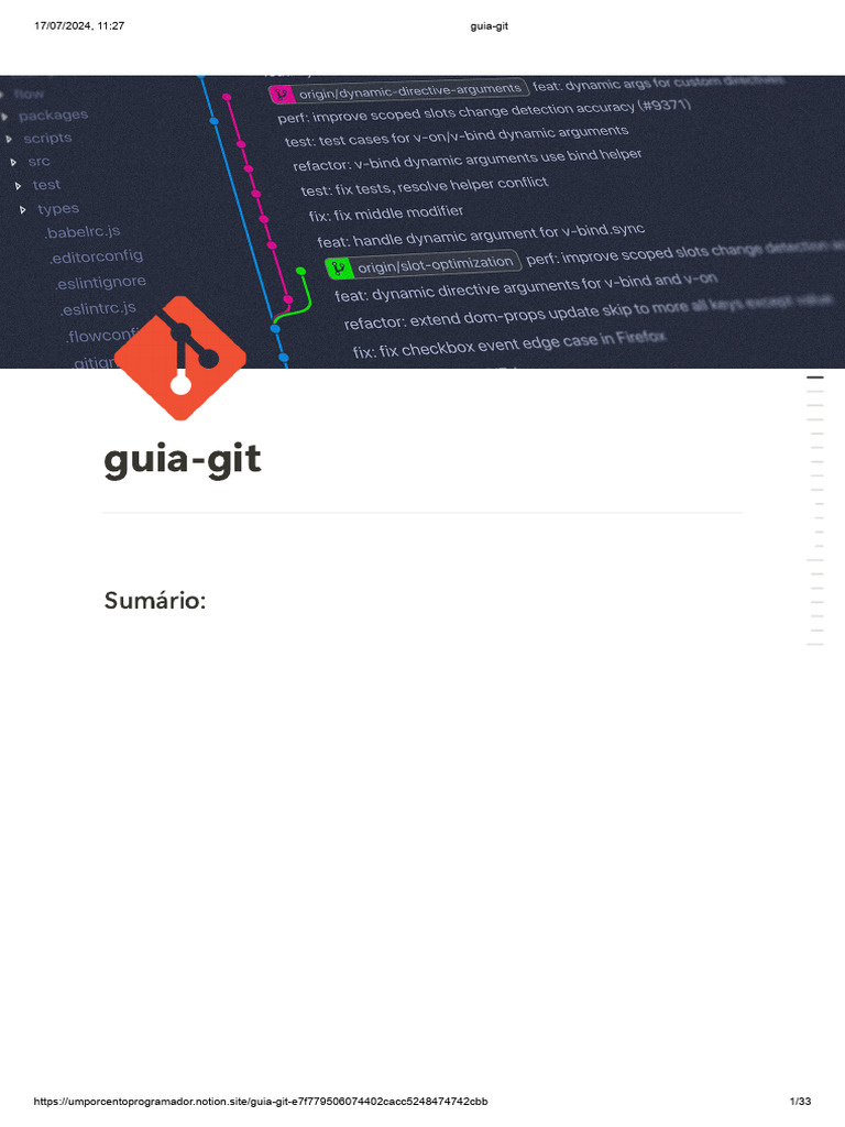 Guia Completo de Git para Iniciantes | PDF | Linux | Distribuição Linux
