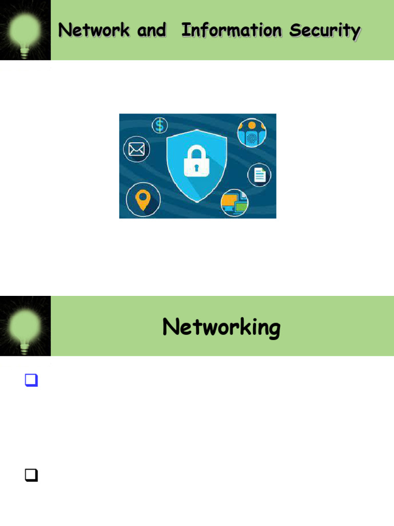 Network Security and Protocol Overview | PDF | Computer Network ...
