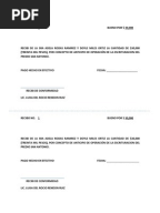 Acta de Entrega de Cheque