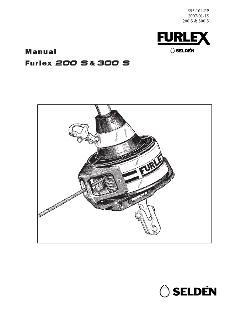 Manual de Montaje y Uso Furlex 200 S/300 S | PDF | Tornillo | Aparejo