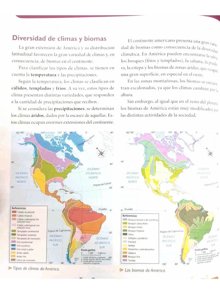 Diversidad de Climas y Biomas | PDF