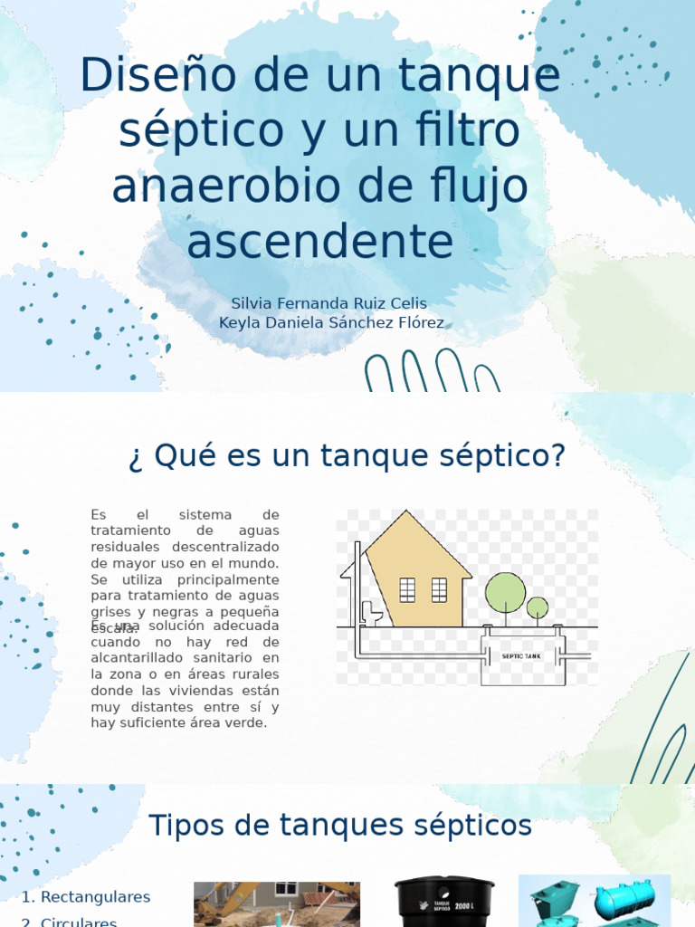 Diseño de Tanque Séptico FAFA | PDF