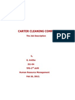 Carter Cleaning Company Job Description (G.anitha, 2t1-04, Tps 2nd Shift)