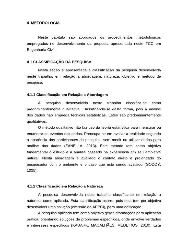 Exemplo de Metodologia (1) | PDF | Método científico | Science