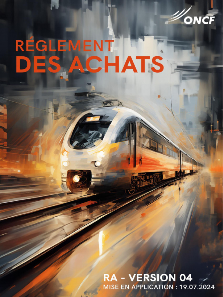 Règlement des Achats de l'ONCF | PDF | Marché (Économie) | Économie