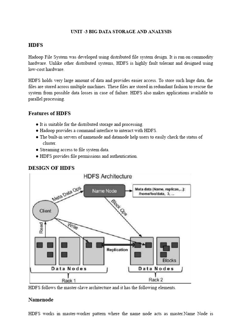 HDFS Overview and Command Guide | PDF | Apache Hadoop | Map Reduce