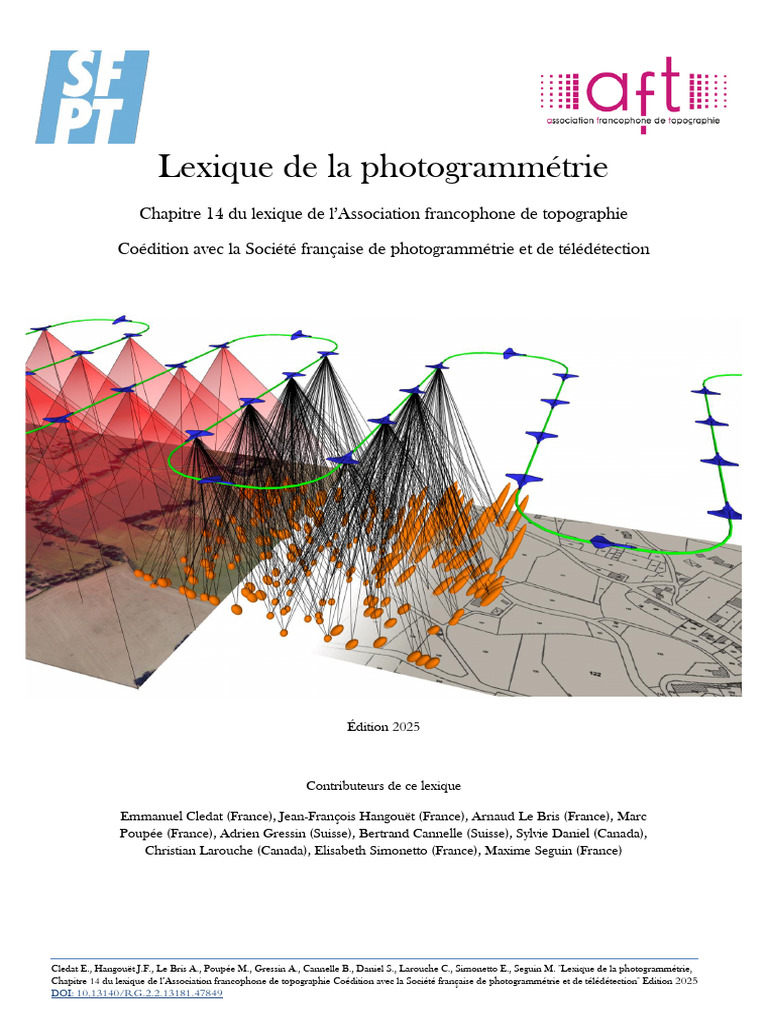Lexique de la Photogrammétrie 2025 | PDF | Objectif photographique ...