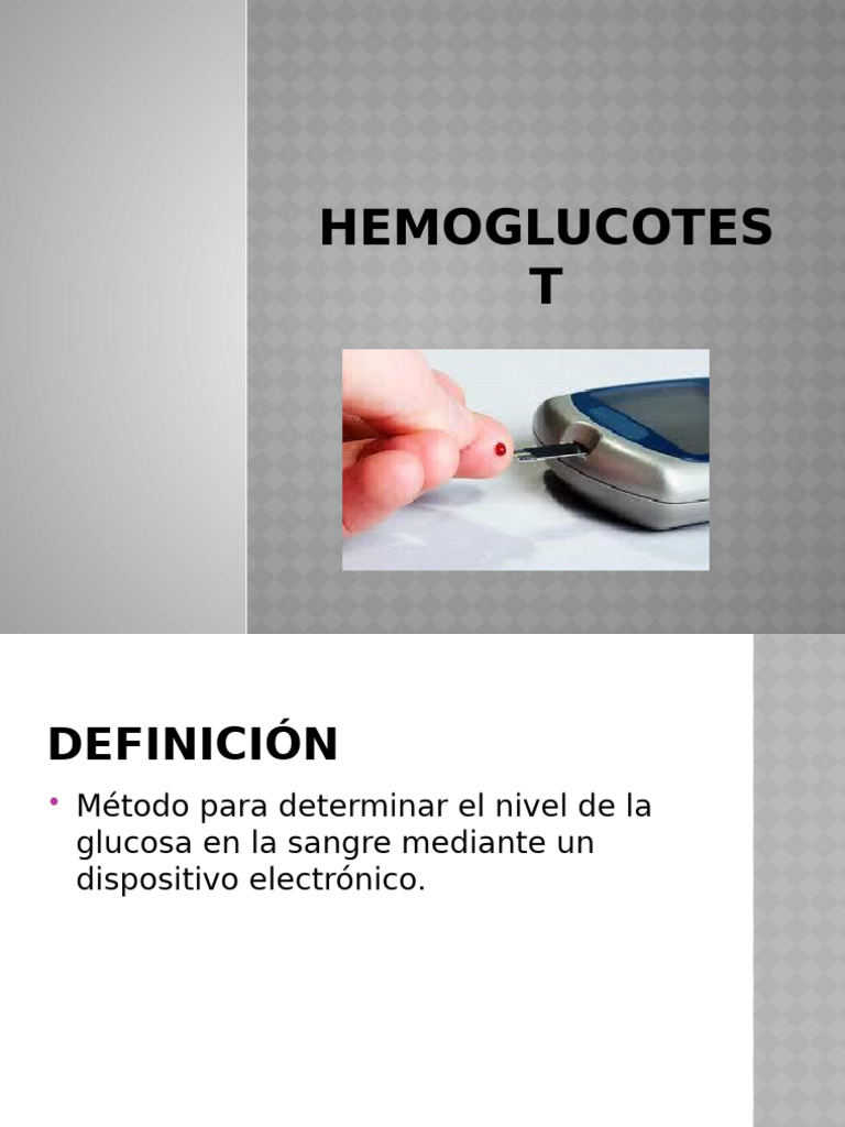 Hemoglucotest Listo! | PDF