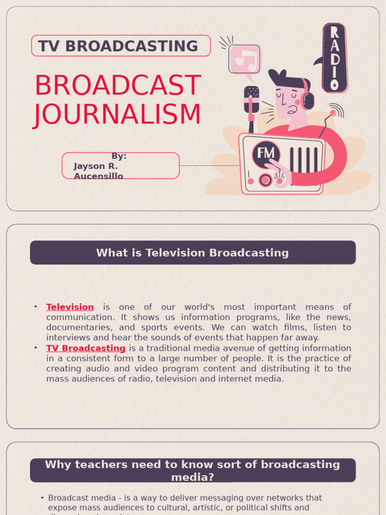Essentials of TV Broadcasting Techniques | PDF | Reading Comprehension ...