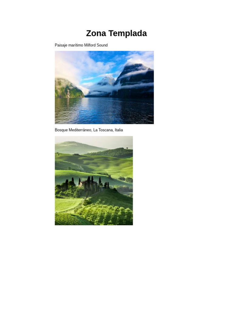Climas y Paisajes del Mundo | PDF | Ciencias de la Tierra | Geografía ...
