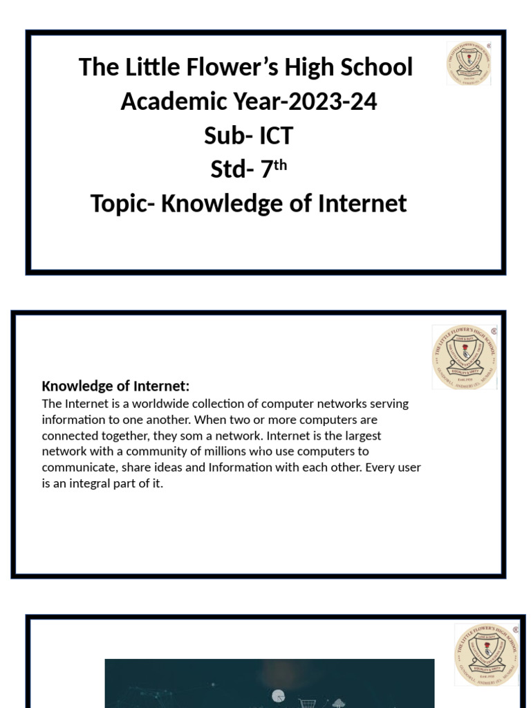 STD 7 (Unit 6) ICT Knowledge | PDF