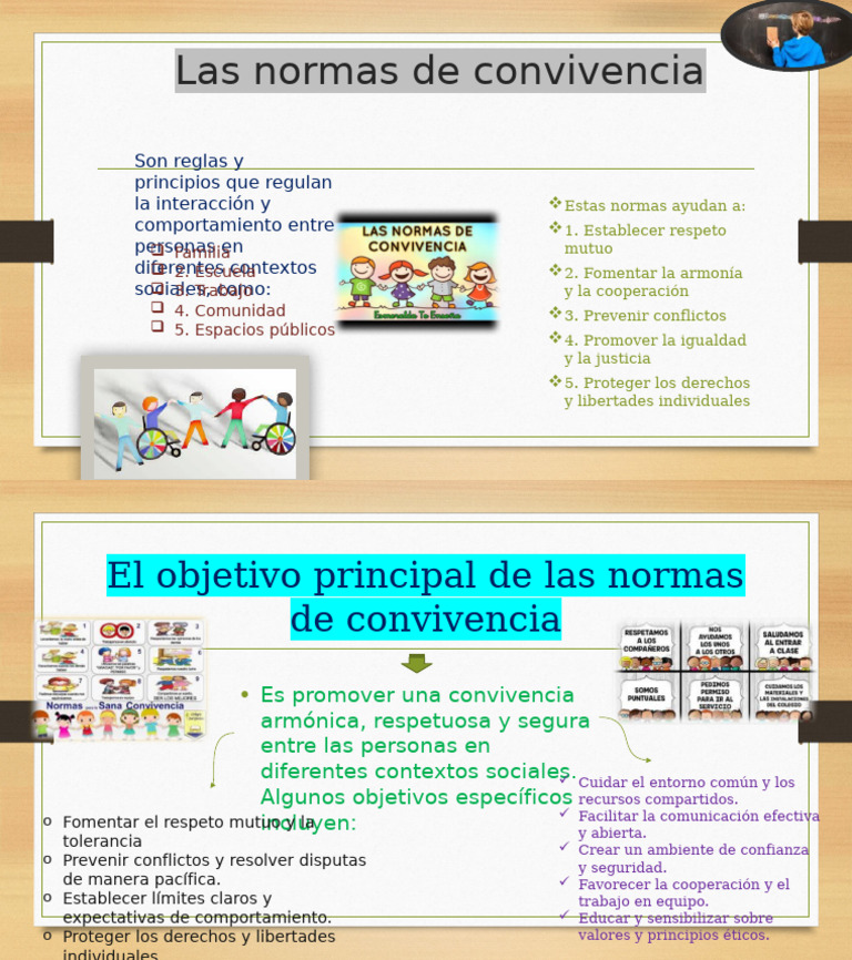 Definición y Objetivos de Normas de Convivencia | PDF