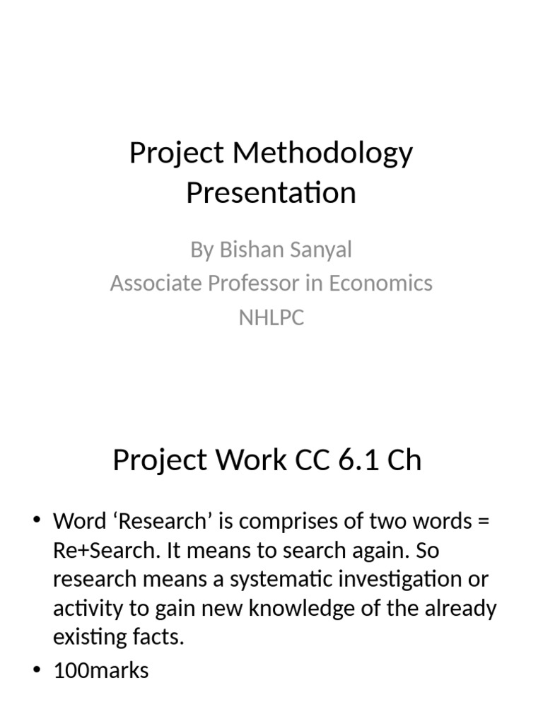 Project Methodology Guidelines for Students | PDF | Marketing | Methodology