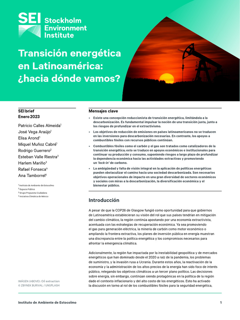 transicion-energetica-sei2023.002 | PDF | Economía baja en carbono ...