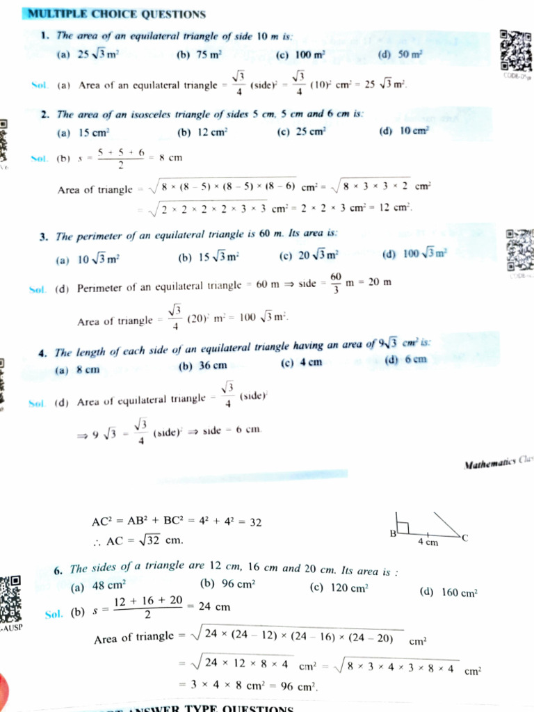 9th Homework Day 1 | PDF | Area | Euclidean Plane Geometry
