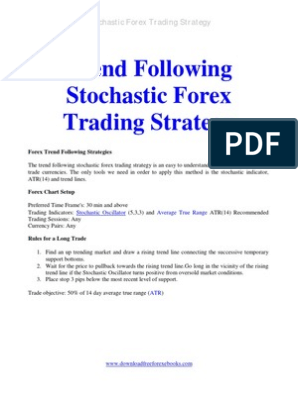 Forex stochastic strategy pdf