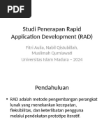 Metode Rapid Application Development (RAD) | PDF