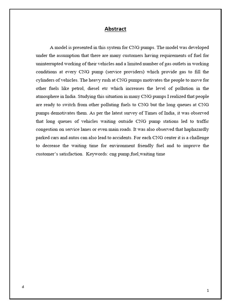 CNG Pump Queue Management System | PDF | Software Testing | Feasibility ...