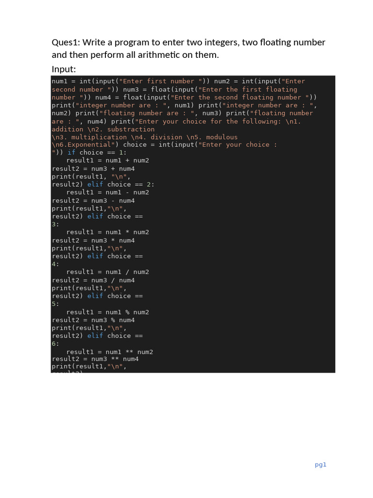 Python Practical 24 - 09 - 24 | PDF
