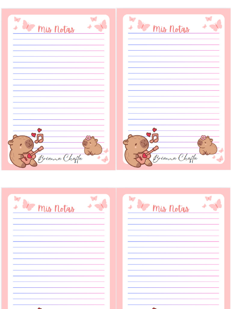 Notas Capibara | PDF