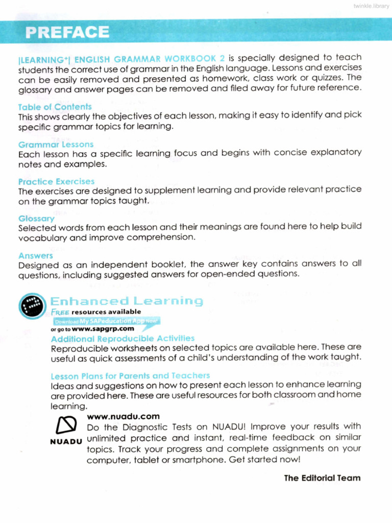 Learning+ English Grammar 2-03 | PDF