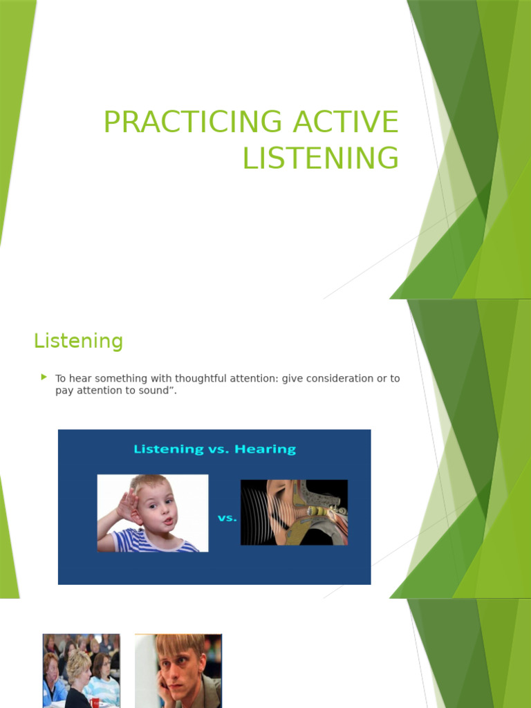 Mastering Active Listening Skills | PDF | Nonverbal Communication ...