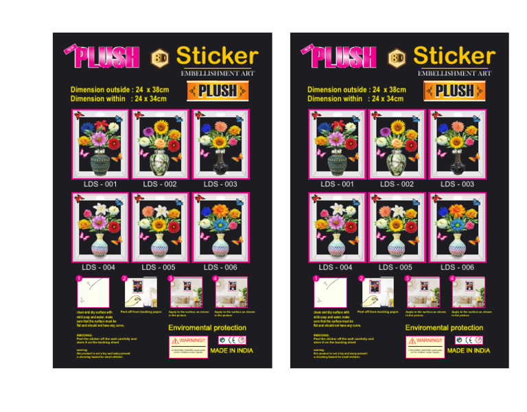 Plush Sticker Embellishment Art Guide | PDF | Stuffed Toys