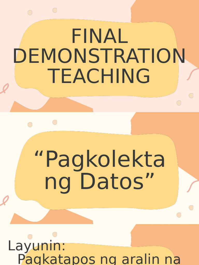 Final Demo | PDF