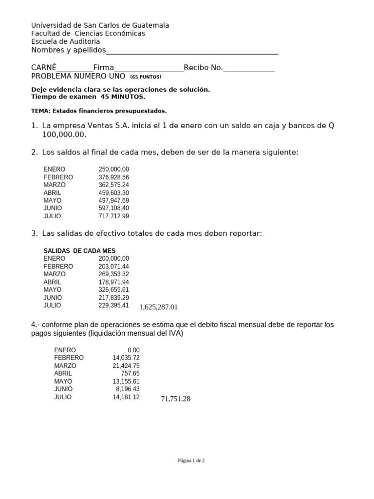 Ejercicio No. 4 Flujo de Caja | PDF | Economias | Dinero