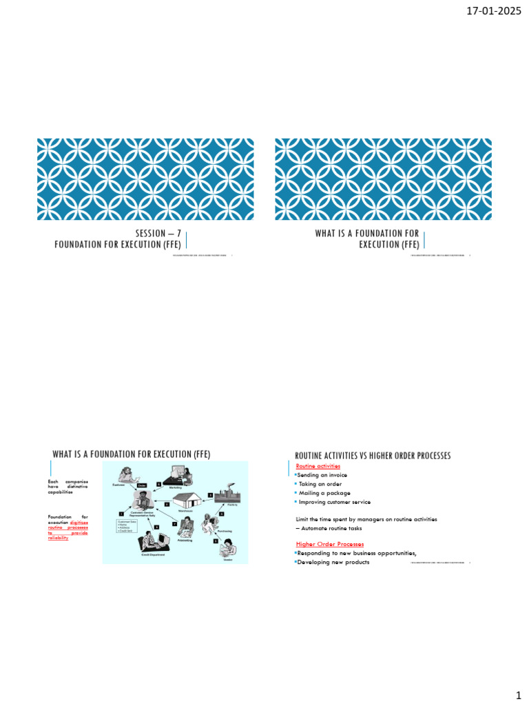 FFE Overview for PMP Certification Session | PDF | Enterprise ...