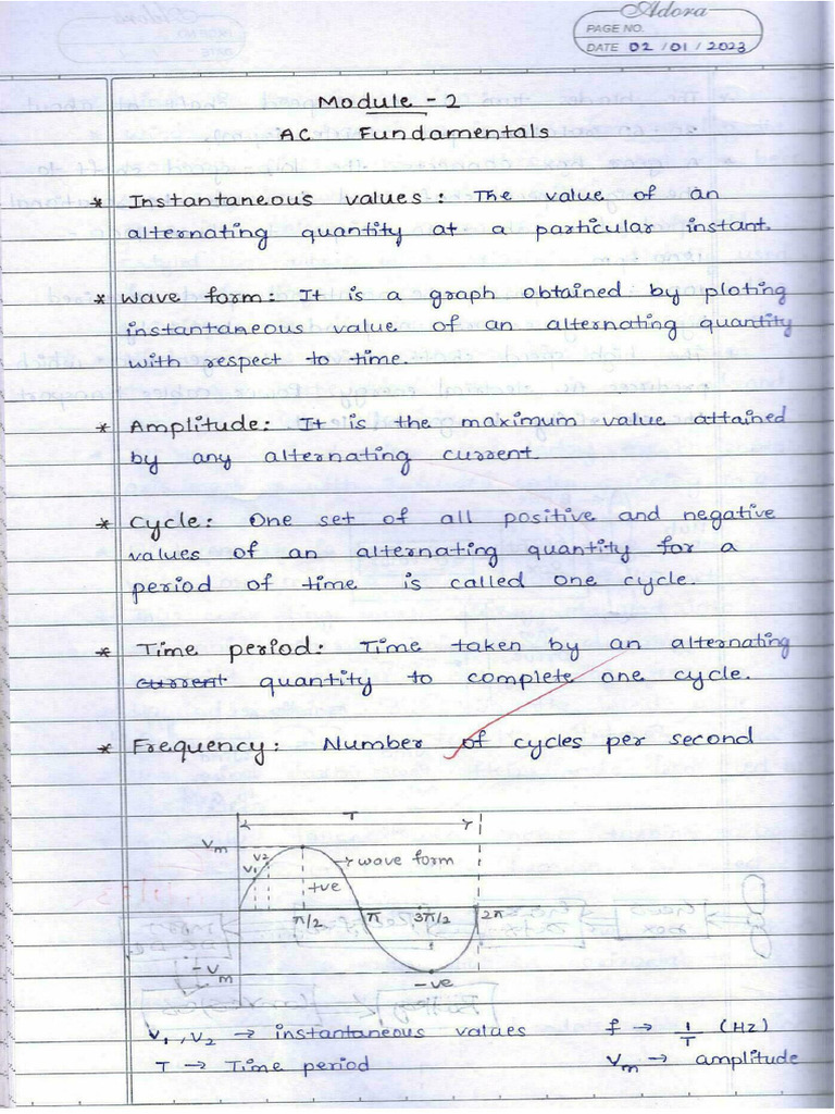 2 - Handwritten Notes | PDF