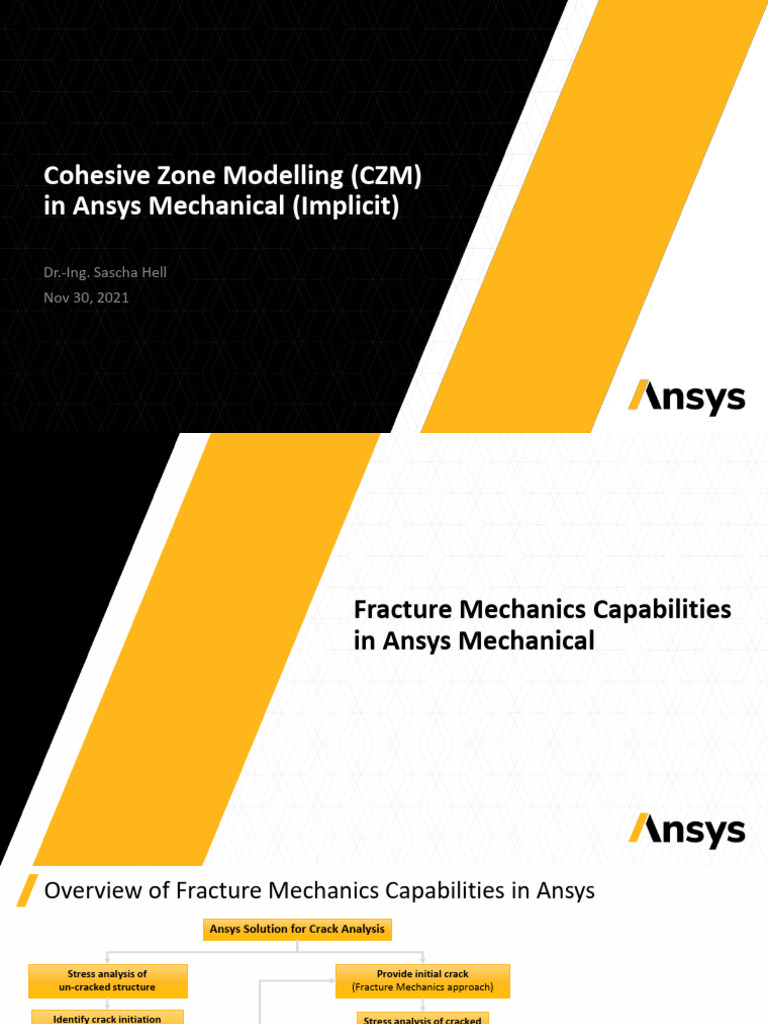 Ansys Cohesive Zone Modeling Overview | PDF | Fracture Mechanics | Fracture