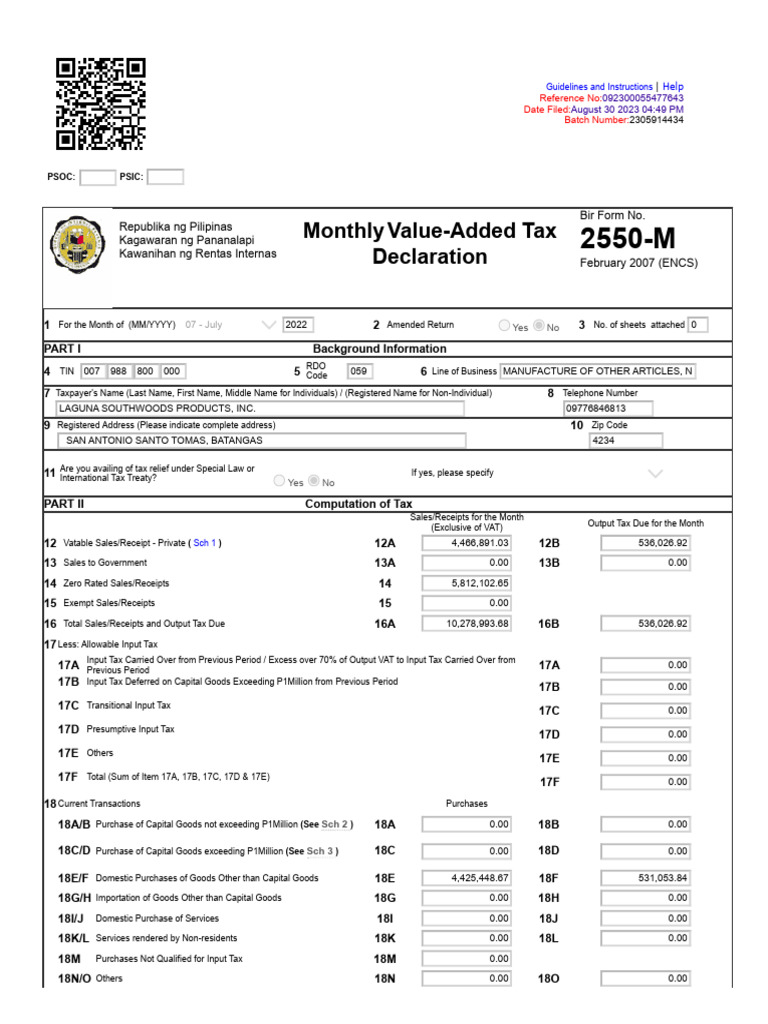 Vat-2023 07 | PDF