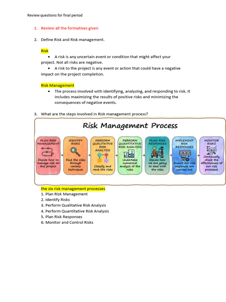 Final Revision | PDF | Risk | Risk Management